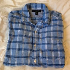 Banana Republic Slim Fit Plaid Button Down